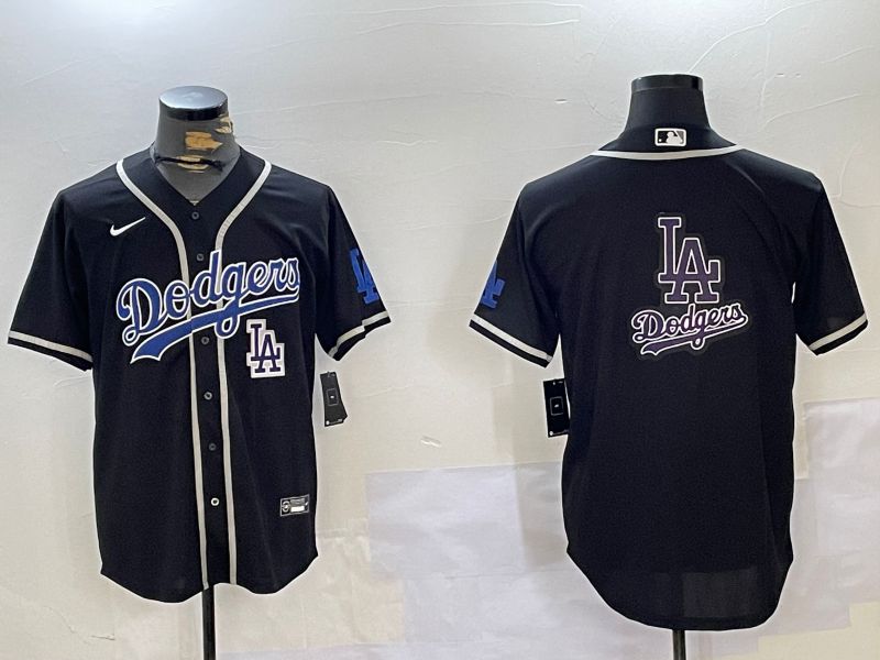 Men Los Angeles Dodgers Blank Black Game 2024 Nike MLB Jersey style 11207->los angeles dodgers->MLB Jersey